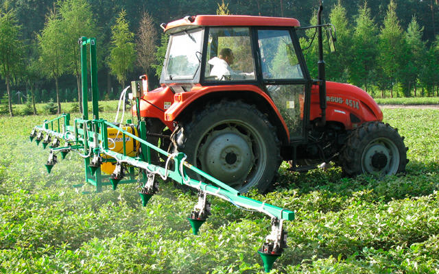 Pulverizador para agroquímicos a base de agua
